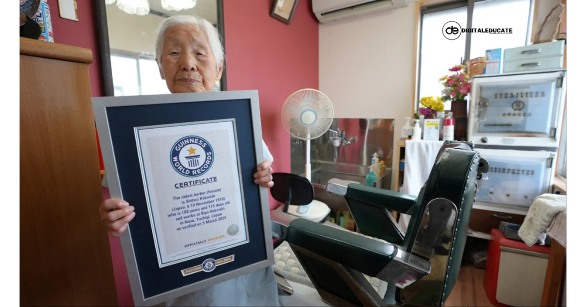 You are currently viewing At 108, Japanese Woman Becomes World’s Oldest Female Barber